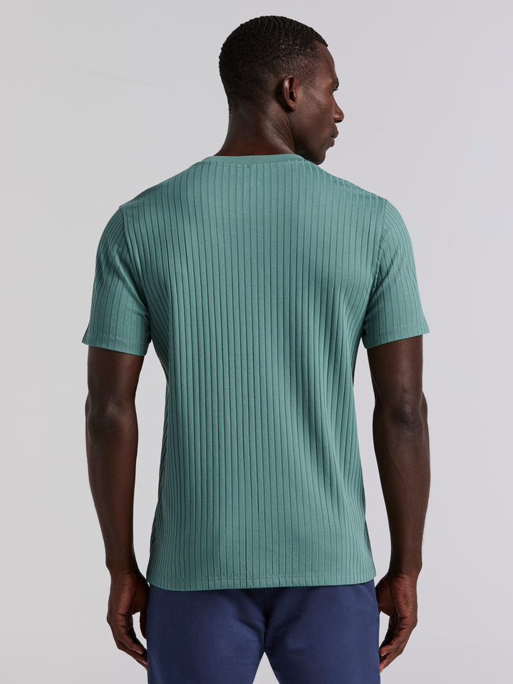Solid Crew Tee (Sea Pine) 