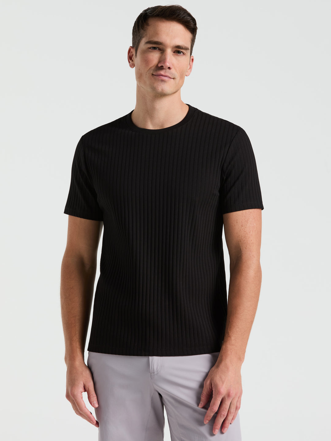 Solid Crew Tee (Black) 