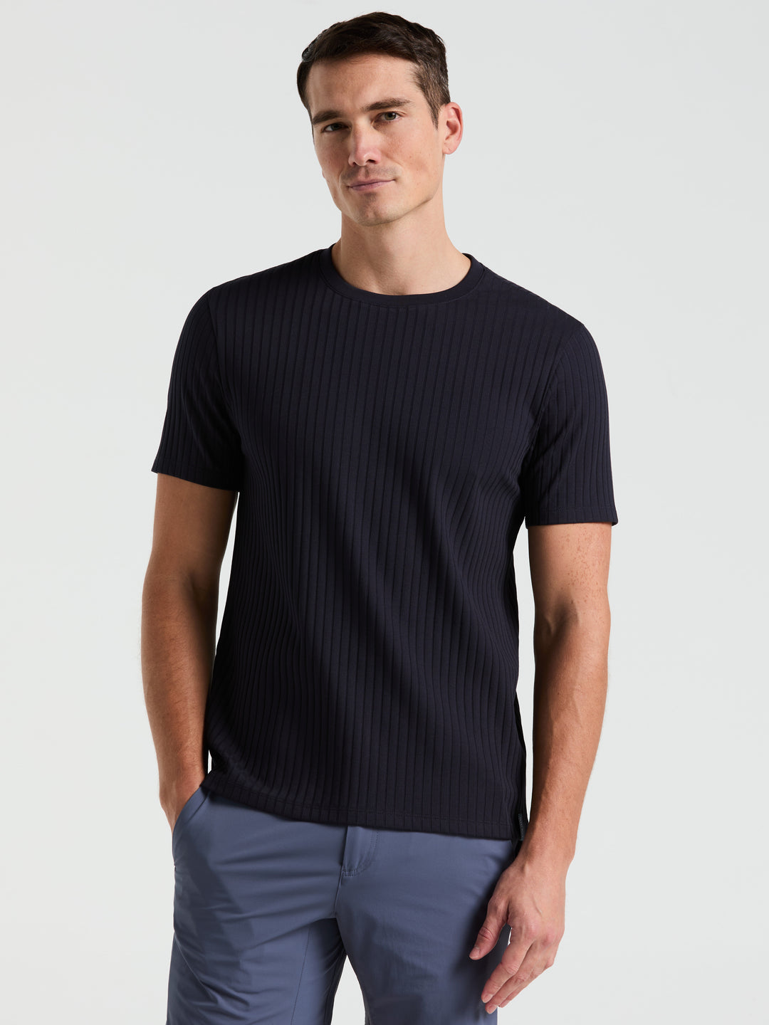 Solid Crew Tee (Dark Sapphire) 