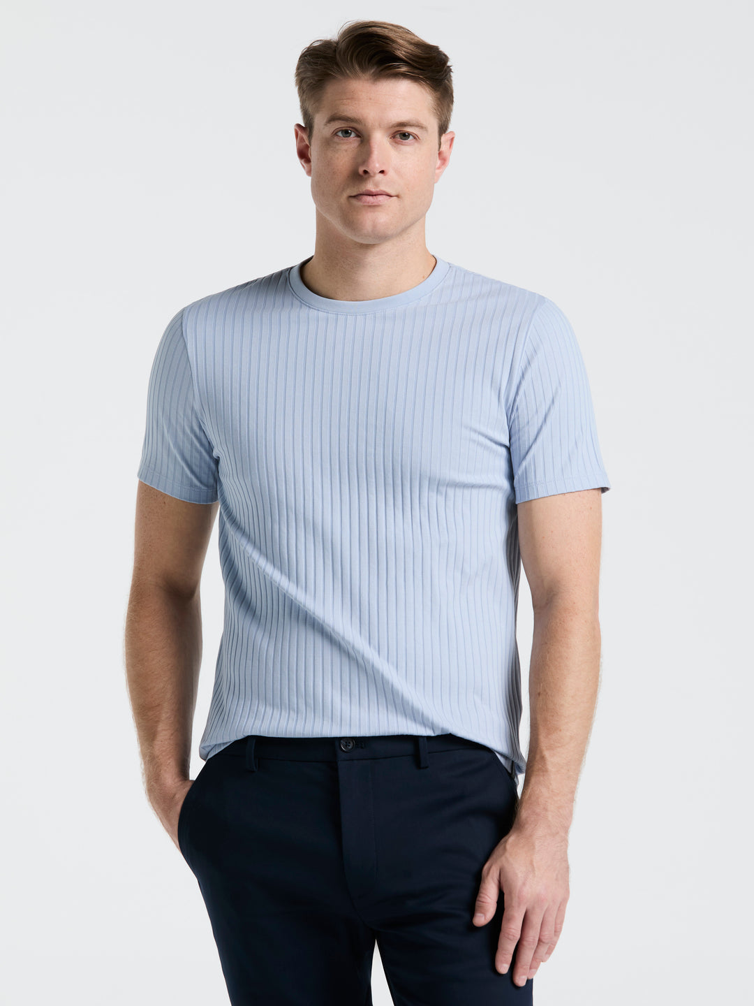 Solid Crew Tee (Kentucky Blue) 