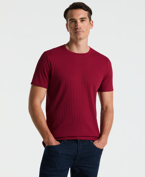 Solid Crew Tee (Rumba Red) 