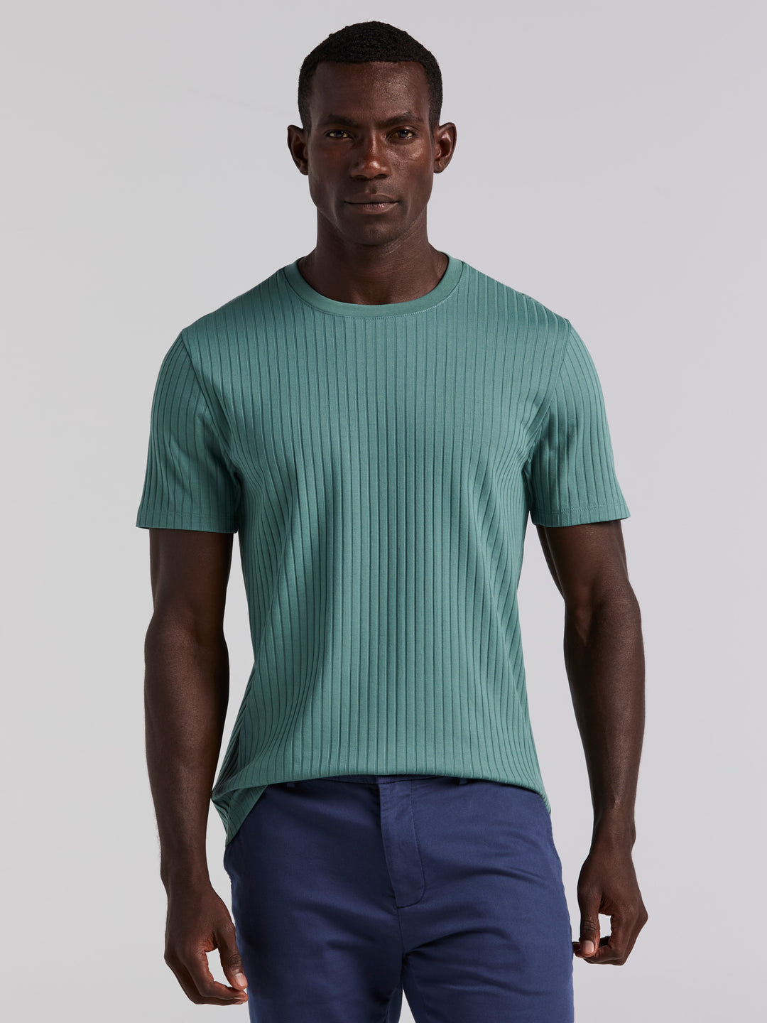 Solid Crew Tee (Sea Pine) 