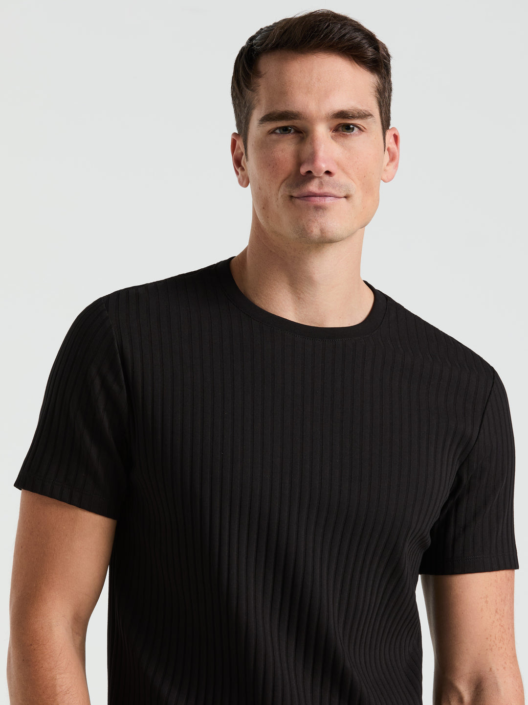 Solid Crew Tee (Black) 