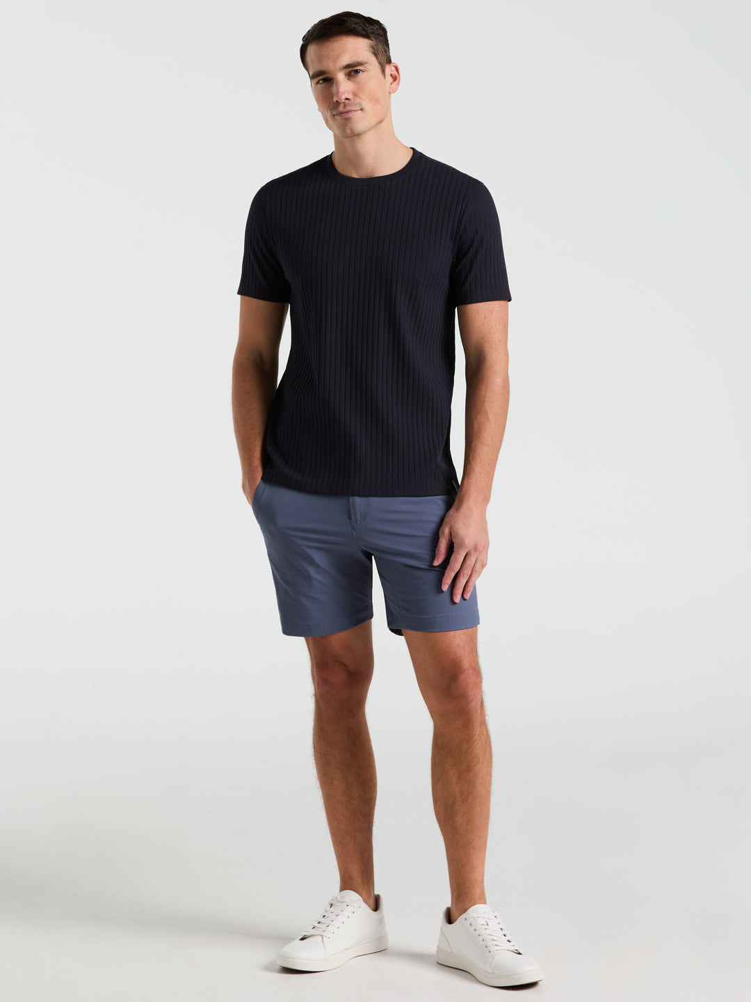 Solid Crew Tee (Dark Sapphire) 