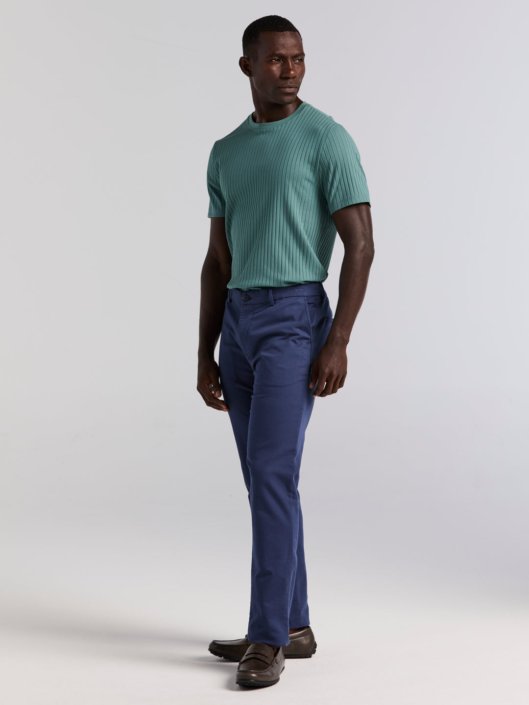 Solid Crew Tee (Sea Pine) 
