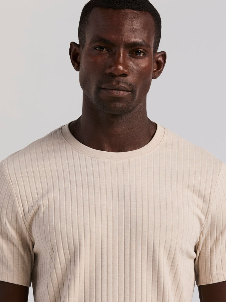 Solid Crew Tee (Island Fossil Htr) 