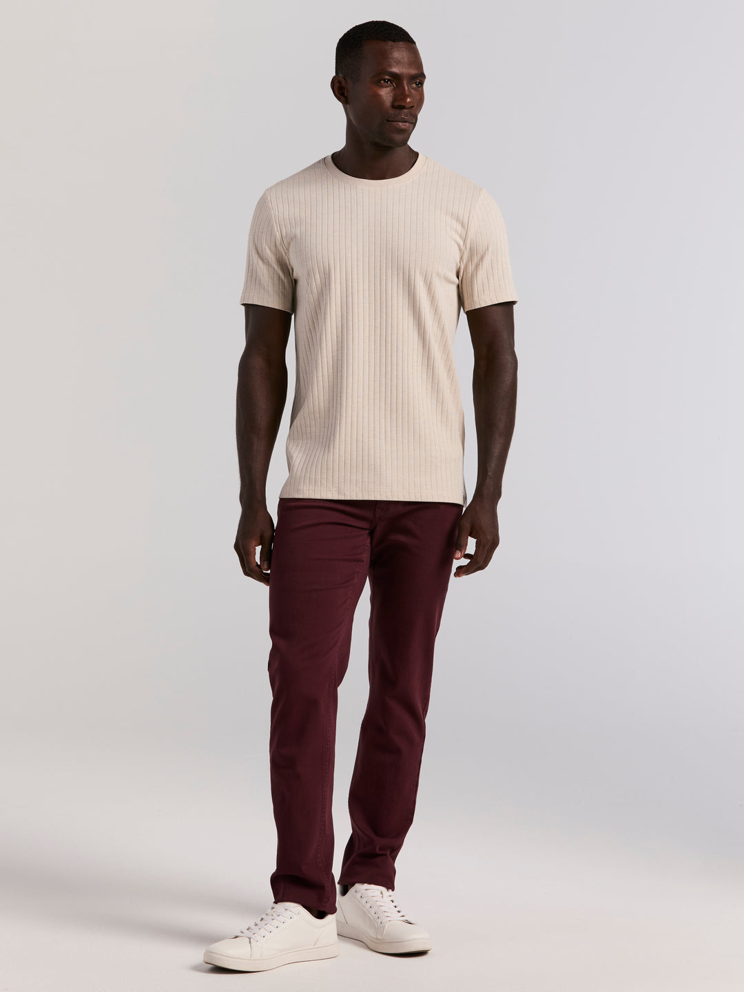 Solid Crew Tee (Island Fossil Htr) 