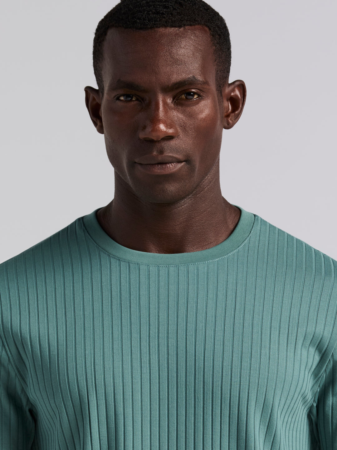 Solid Crew Tee (Sea Pine) 