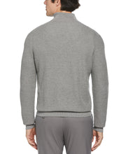 Quarter Zip Sweater (Smoked Heather) 