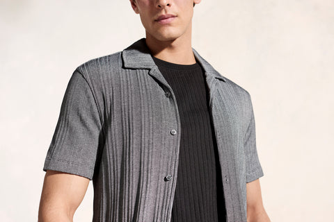 Ribbed Stripe Shirt