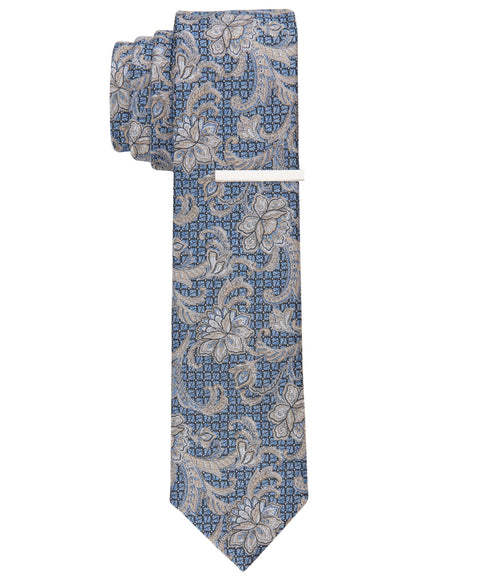 Rigby Floral Tie (Taupe) 