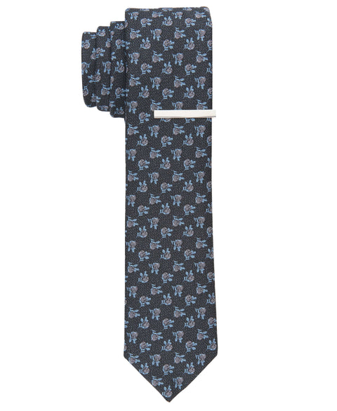 Rona Floral Tie (Black) 