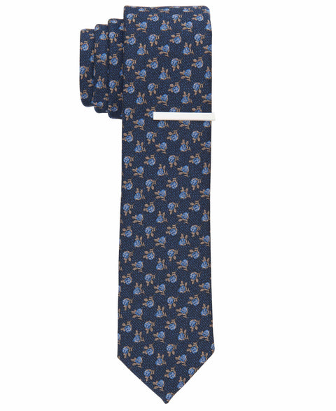 Rona Floral Tie (Navy) 