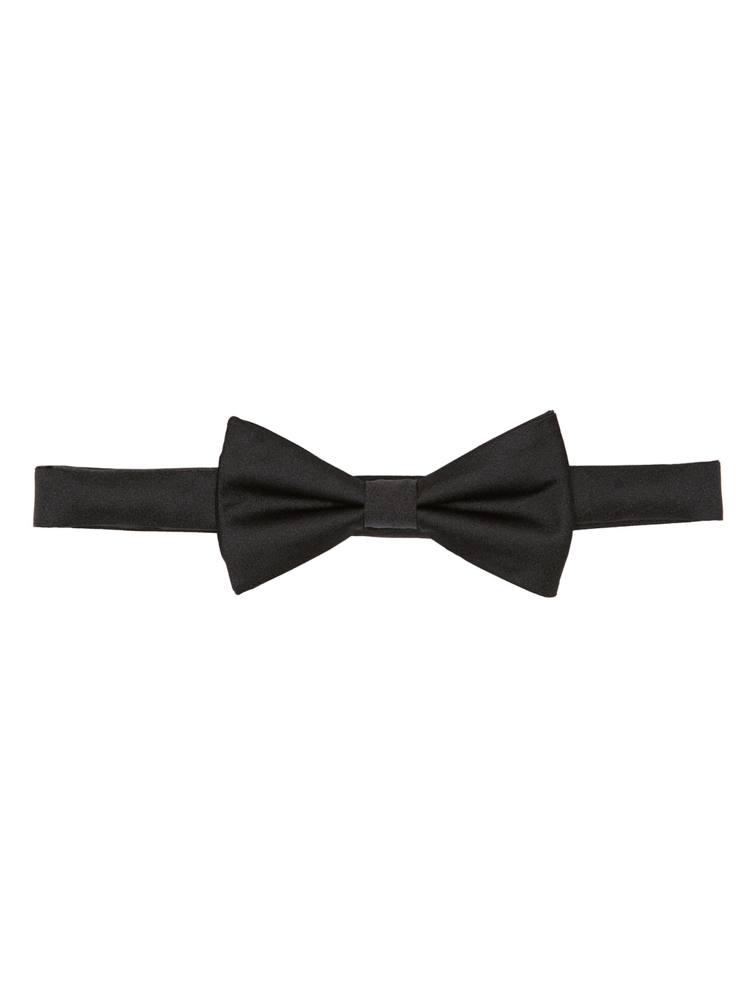 Sable Solid Silk Bow Tie (Black) 
