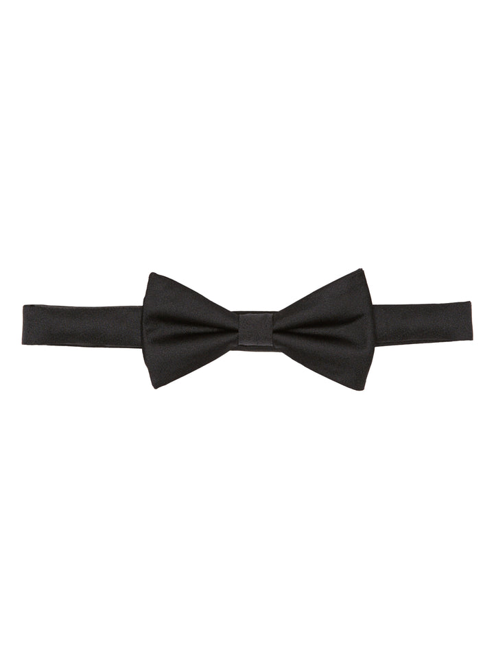 Sable Solid Silk Bow Tie (Black) 