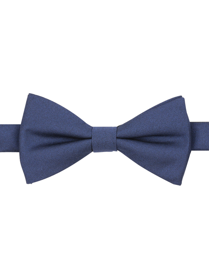 Sable Solid Silk Bow Tie (Navy)