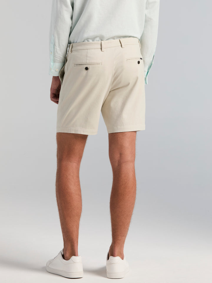 Cotton Sateen Anywhere Bermuda 8" Short (Moonstruck) 