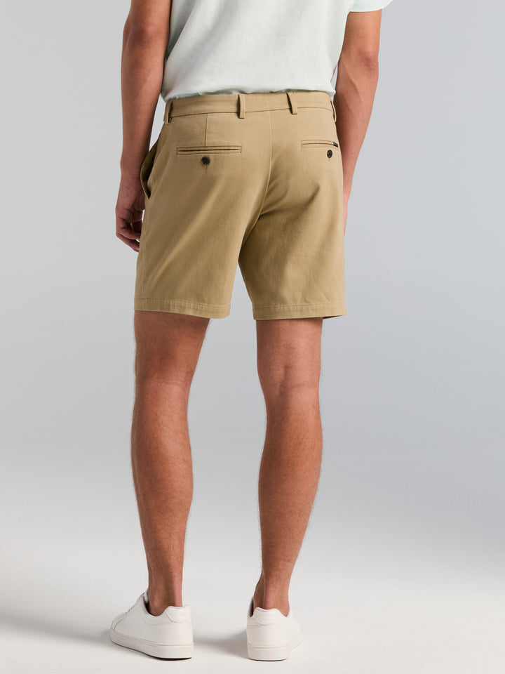 Cotton Sateen Anywhere Bermuda 8" Short (Elmwood) 