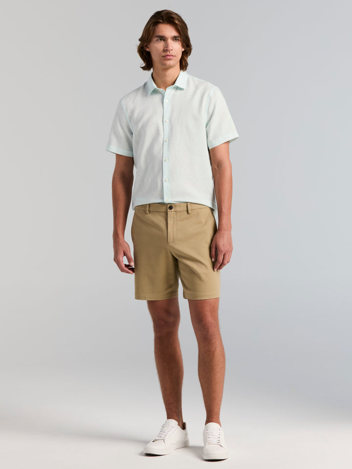 Cotton Sateen Anywhere Bermuda 8" Short (Elmwood) 