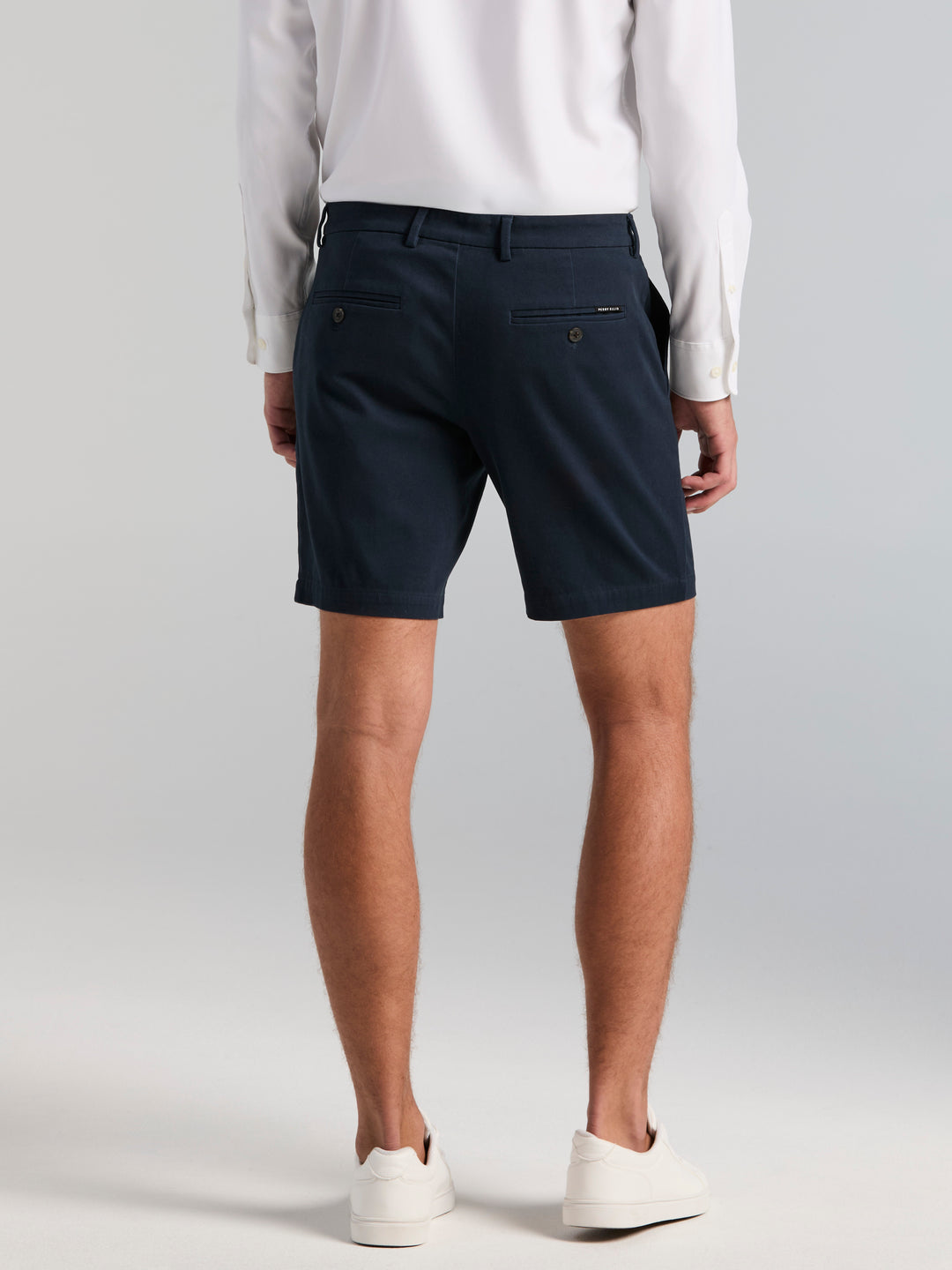Cotton Sateen Anywhere Bermuda 8" Short (Dark Sapphire) 