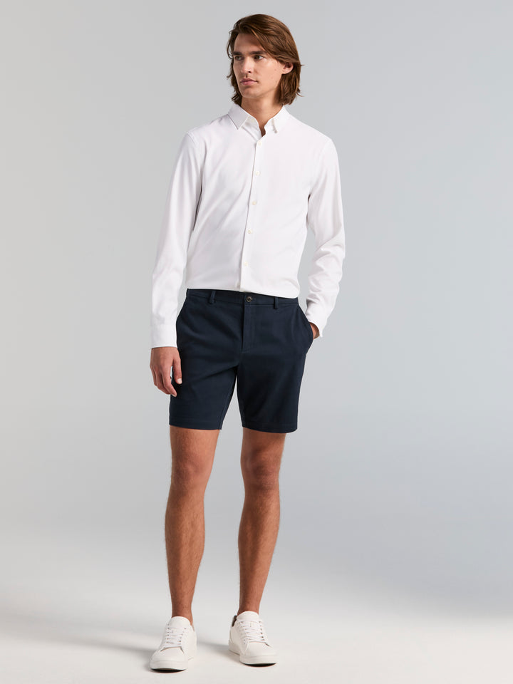 Cotton Sateen Anywhere Bermuda 8" Short (Dark Sapphire) 