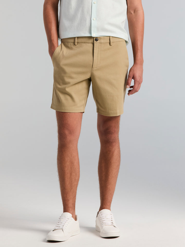 Cotton Sateen Anywhere Bermuda 8" Short (Elmwood) 