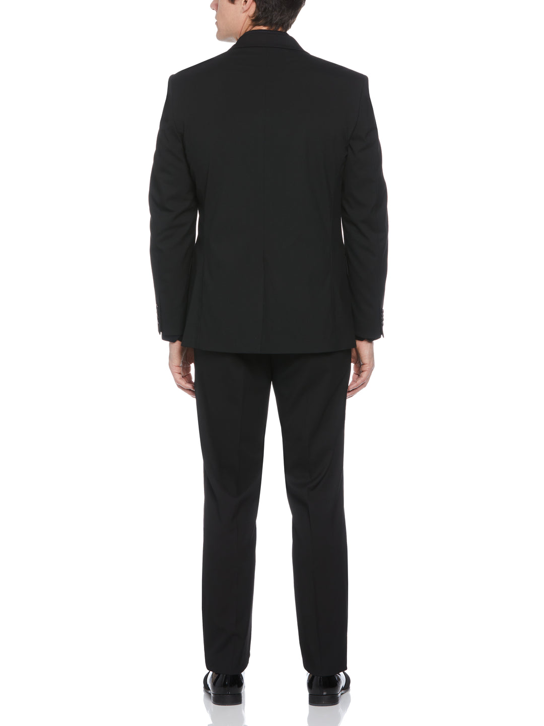 Tux Jacket with Satin Piecing (Black) 