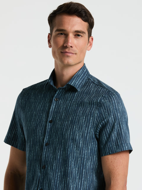 Striped Shirt (Blue Wing Teal) 