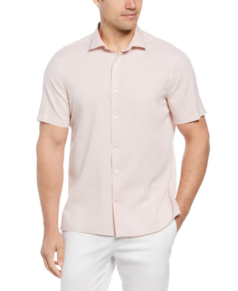 Short Sleeve Dobby Visco Shirt (Misty Rose) 