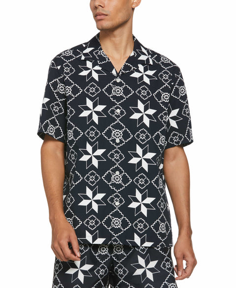 Short Sleeve Star Shirt (Dark Sapphire) 