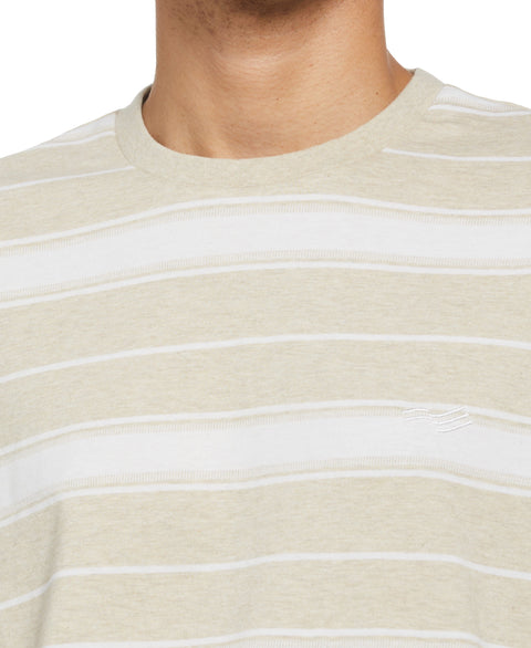 Striped T-Shirt (Oatmeal Heather) 
