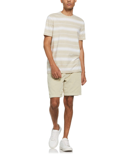 Striped T-Shirt (Oatmeal Heather) 