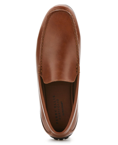 Brown Simon Slip Loafer (Cognac) 