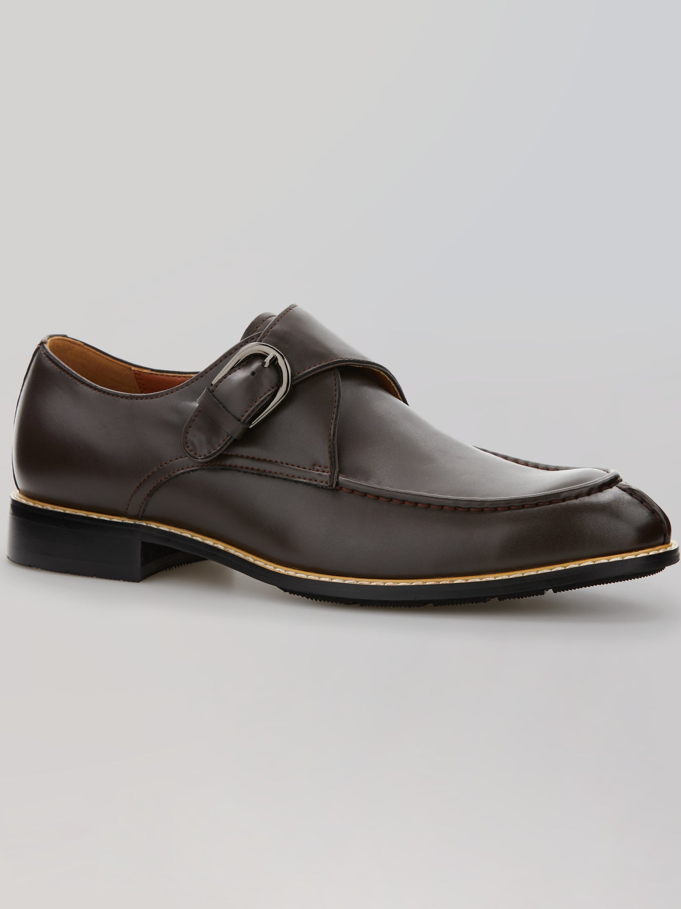 monk strap dress shoes Kurt Monkstrap Brown Antique Now with the elegant Florsheim 34813 Leather Upper Boys Shoe Florsheim Rucci Cap Toe Double