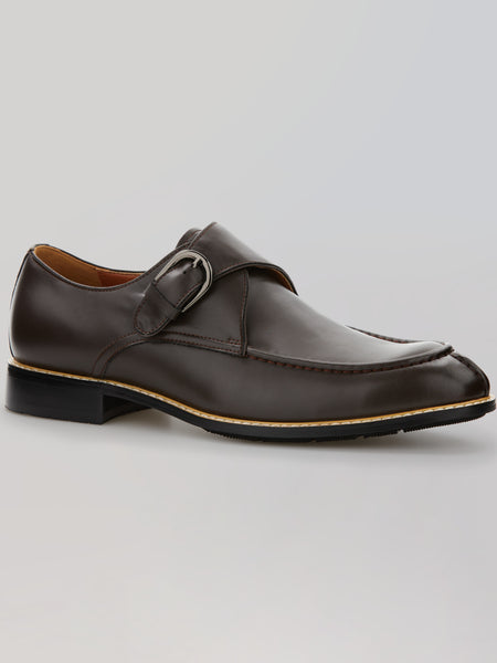 Perry Ellis Men's Portfolio Single Monk Strap Dress Shoes in Black, Size 10, Regular Perry Ellis Men's Portfolio Single Monk Strap Dress Shoes in Black, Size 10, Regular