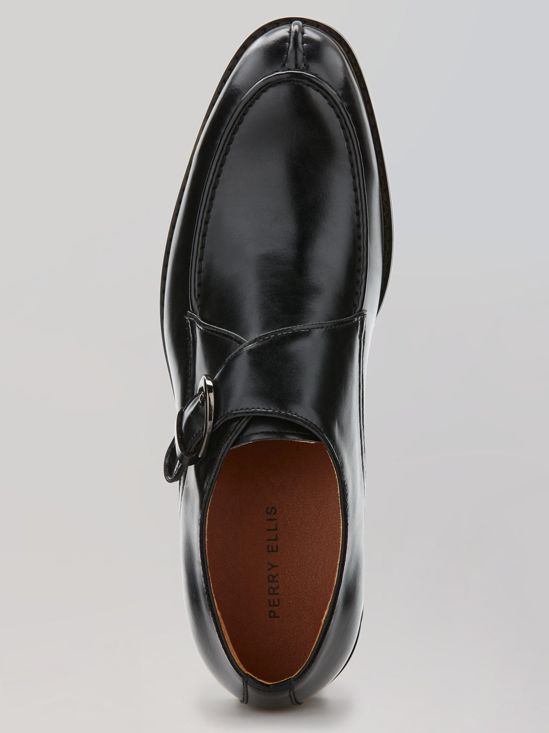 Single Monk Strap Dress Shoe – Perry Ellis Single Monk Strap Dress Shoe – Perry Ellis
