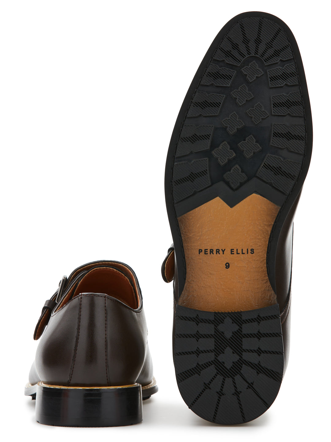 Single Monk Strap Dress Shoe (Coffee) 