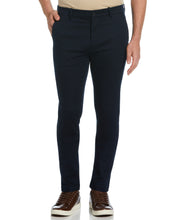 Skinny Fit Flat Front Stretch Chino (Dark Sapphire) 