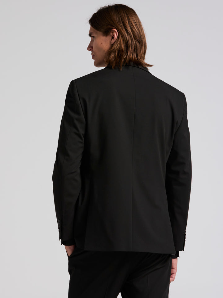 Skinny Gabardine Jacket (Black) 