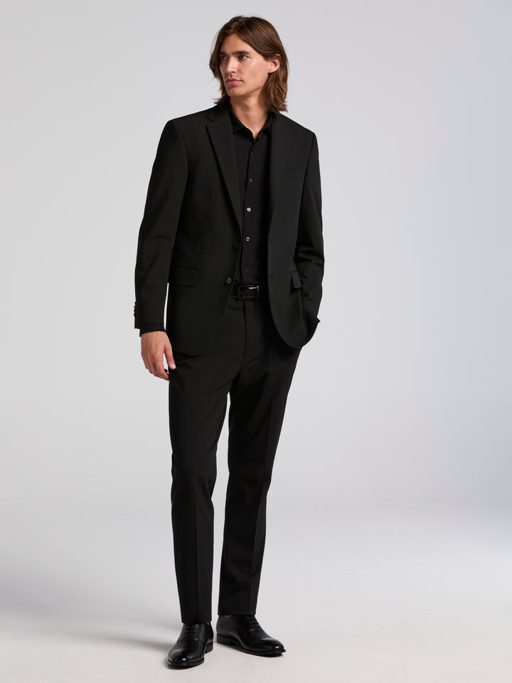 Skinny Gabardine Jacket (Black) 