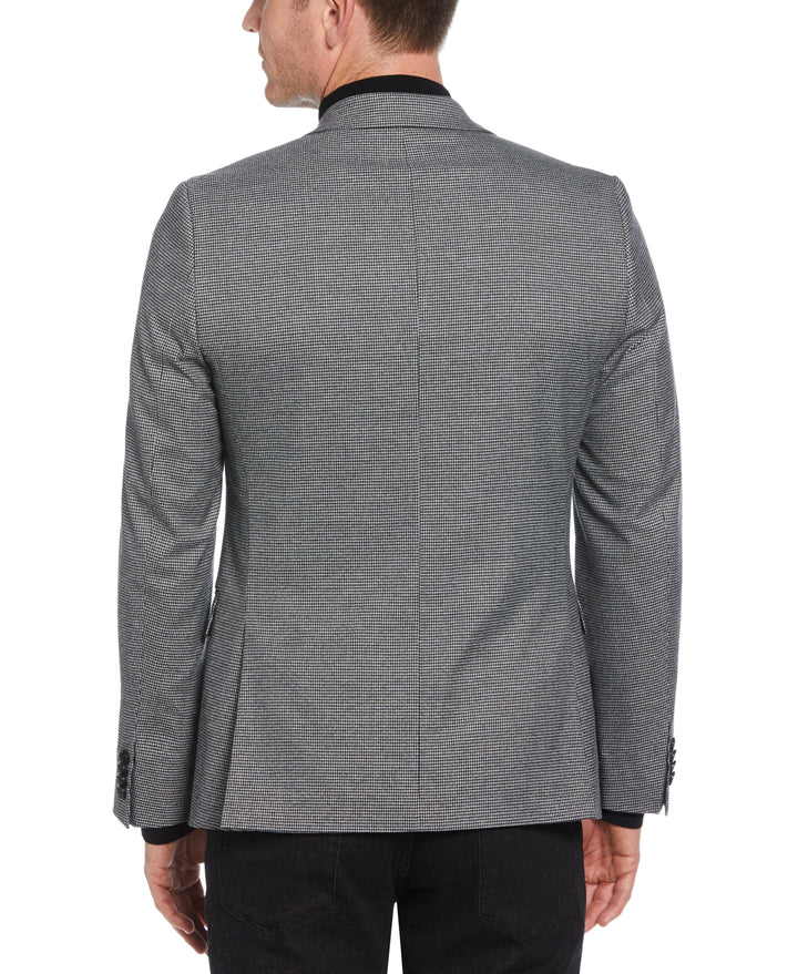 Skinny Fit Peak Lapel Sport Coat (Lt Grey/Black) 