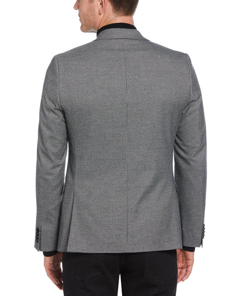 Skinny Fit Peak Lapel Sport Coat (Lt Grey/Black) 