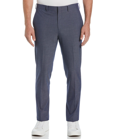 Slim Fit Iridescent Suit Pant (Blue) 
