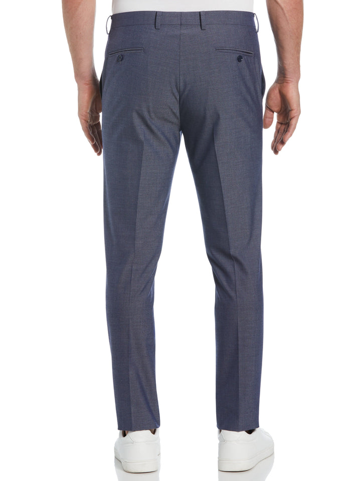 Slim Fit Iridescent Suit Pant (Blue) 