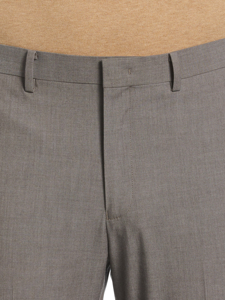 Slim Fit Notch Suit Pant (Brown) 