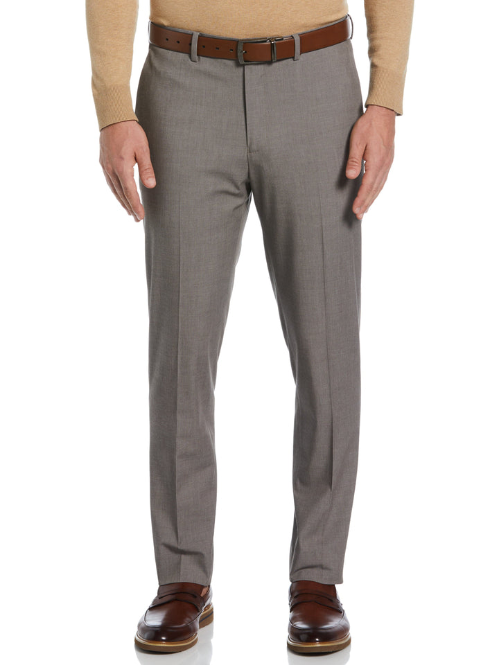Slim Fit Notch Suit Pant (Brown) 