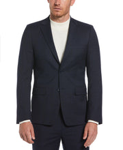 Slim Fit Notch Lapel Suit Jacket (Blue) 
