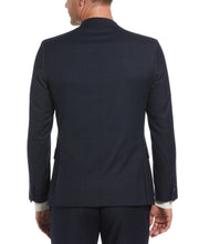 Slim Fit Notch Lapel Suit Jacket (Blue) 