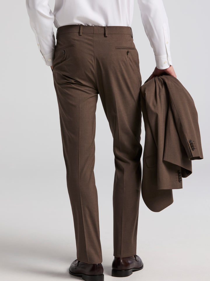Skinny Fit Light Brown Suit Pant (Tan) 