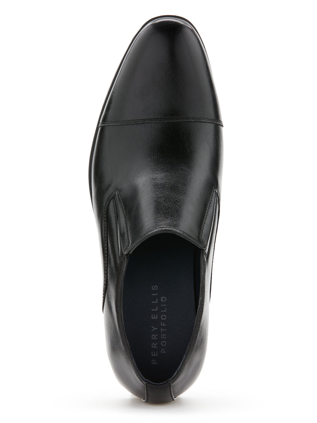 Slick Cap Toe Slip-On (Black) 